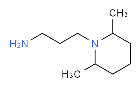 CAS No. 85723-72-4, 3-(2,6-Dimethylpiperidin-1-yl)propan-1-amine