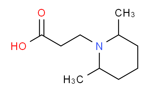 CAS No. 103274-94-8, 3-(2,6-Dimethylpiperidin-1-yl)propanoic acid