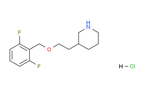 CAS No. 1219964-54-1, 3-(2-((2,6-Difluorobenzyl)oxy)ethyl)piperidine hydrochloride