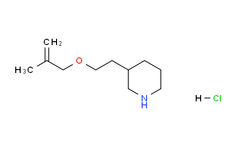 CAS No. 1220018-21-2, 3-(2-((2-Methylallyl)oxy)ethyl)piperidine hydrochloride