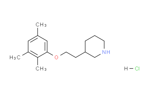 CAS No. 1219982-27-0, 3-(2-(2,3,5-Trimethylphenoxy)ethyl)piperidine hydrochloride