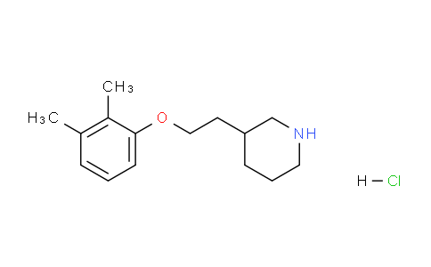 CAS No. 1220031-77-5, 3-(2-(2,3-Dimethylphenoxy)ethyl)piperidine hydrochloride