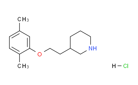 CAS No. 1219960-89-0, 3-(2-(2,5-Dimethylphenoxy)ethyl)piperidine hydrochloride