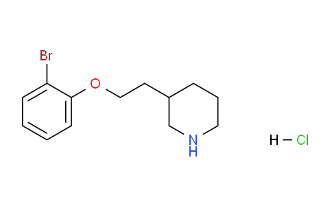 CAS No. 1219957-58-0, 3-(2-(2-Bromophenoxy)ethyl)piperidine hydrochloride