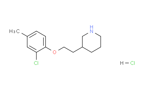 CAS No. 1220030-29-4, 3-(2-(2-Chloro-4-methylphenoxy)ethyl)piperidine hydrochloride