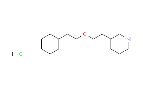 CAS No. 1219979-93-7, 3-(2-(2-Cyclohexylethoxy)ethyl)piperidine hydrochloride
