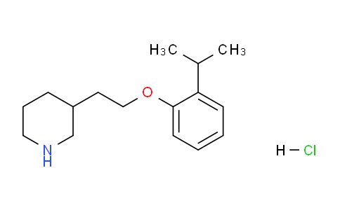 CAS No. 1220019-54-4, 3-(2-(2-Isopropylphenoxy)ethyl)piperidine hydrochloride