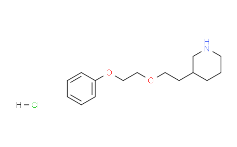 CAS No. 1220028-49-8, 3-(2-(2-Phenoxyethoxy)ethyl)piperidine hydrochloride