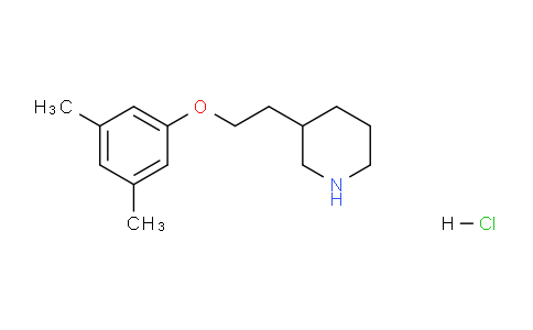 CAS No. 1219980-90-1, 3-(2-(3,5-Dimethylphenoxy)ethyl)piperidine hydrochloride