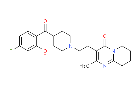 CAS No. 152542-00-2, 3-(2-(4-(4-Fluoro-2-hydroxybenzoyl)piperidin-1-yl)ethyl)-2-methyl-6,7,8,9-tetrahydro-4H-pyrido[1,2-a]pyrimidin-4-one