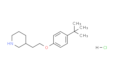 CAS No. 1220020-29-0, 3-(2-(4-(tert-Butyl)phenoxy)ethyl)piperidine hydrochloride