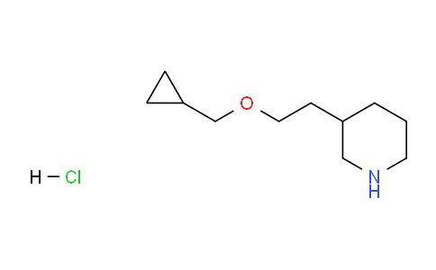 CAS No. 1220028-35-2, 3-(2-(Cyclopropylmethoxy)ethyl)piperidine hydrochloride