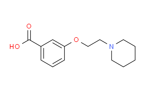 CAS No. 765270-93-7, 3-(2-(Piperidin-1-yl)ethoxy)benzoic acid
