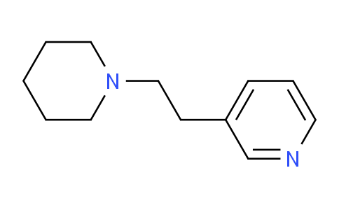 CAS No. 13450-66-3, 3-(2-(Piperidin-1-yl)ethyl)pyridine
