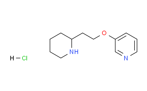 CAS No. 1220029-65-1, 3-(2-(Piperidin-2-yl)ethoxy)pyridine hydrochloride