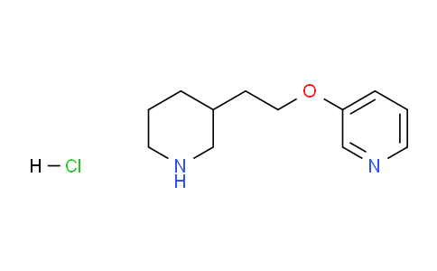 CAS No. 1220037-86-4, 3-(2-(Piperidin-3-yl)ethoxy)pyridine hydrochloride