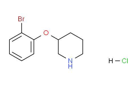 CAS No. 1220037-18-2, 3-(2-Bromophenoxy)piperidine hydrochloride