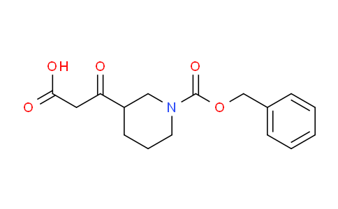CAS No. 886362-40-9, 3-(2-Carboxyacetyl)piperidine-1-carboxylic acid benzyl ester