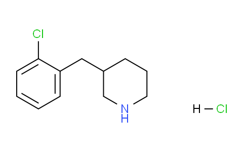 CAS No. 1172241-03-0, 3-(2-Chlorobenzyl)Piperidine Hydrochloride