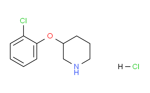 CAS No. 1185297-88-4, 3-(2-Chlorophenoxy)piperidine hydrochloride