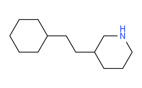 CAS No. 1220036-46-3, 3-(2-Cyclohexylethyl)piperidine