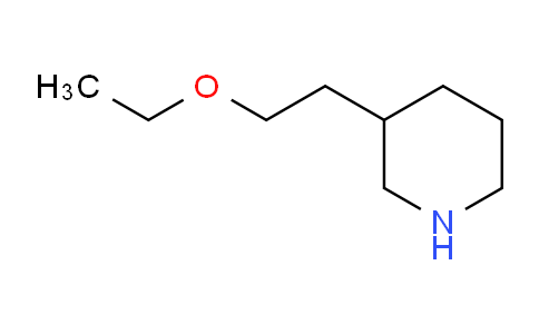 CAS No. 946682-08-2, 3-(2-Ethoxyethyl)piperidine