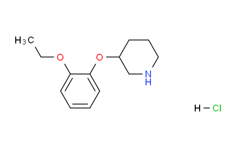 CAS No. 1809064-93-4, 3-(2-Ethoxyphenoxy)piperidine hydrochloride
