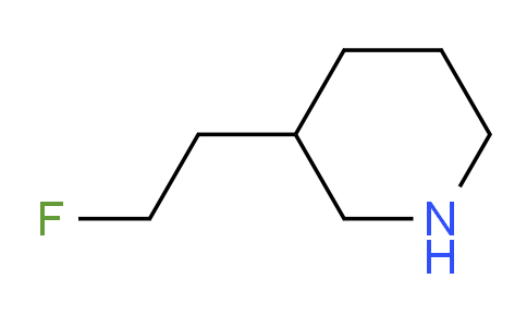 CAS No. 1219960-39-0, 3-(2-Fluoroethyl)piperidine