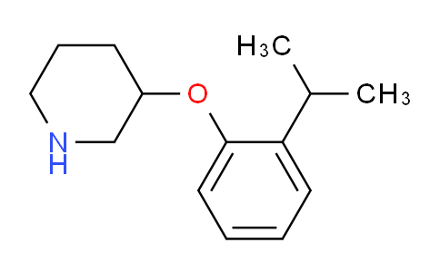 CAS No. 902837-35-8, 3-(2-Isopropylphenoxy)piperidine