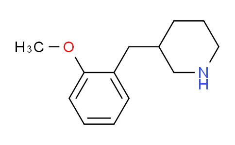 CAS No. 420137-10-6, 3-(2-Methoxybenzyl)piperidine