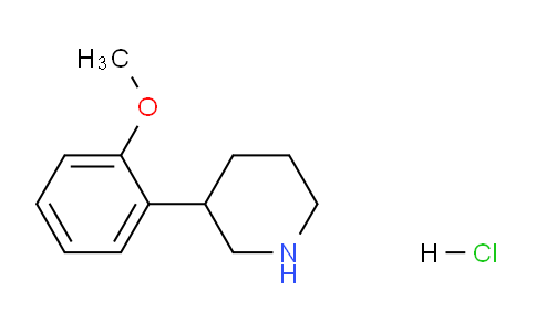 CAS No. 19725-12-3, 3-(2-Methoxyphenyl)piperidine hydrochloride