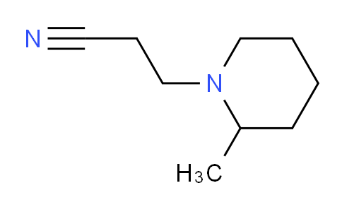 CAS No. 140837-33-8, 3-(2-Methylpiperidin-1-yl)propanenitrile
