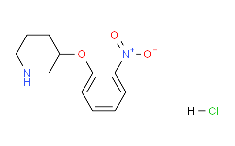 CAS No. 1220029-62-8, 3-(2-Nitrophenoxy)piperidine hydrochloride