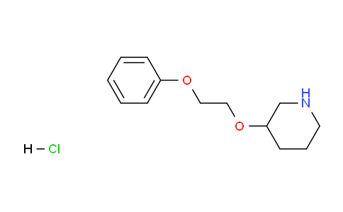 CAS No. 1220036-66-7, 3-(2-Phenoxyethoxy)piperidine hydrochloride