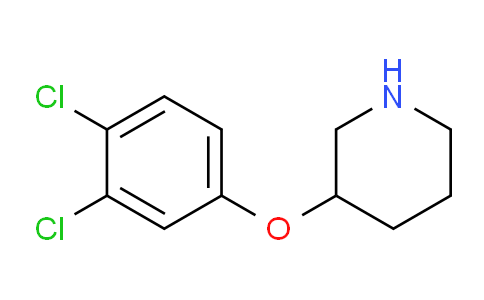 CAS No. 946714-37-0, 3-(3,4-Dichlorophenoxy)piperidine