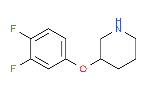CAS No. 946714-62-1, 3-(3,4-Difluorophenoxy)piperidine