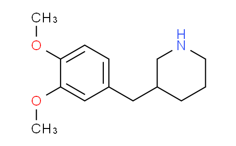 CAS No. 420137-11-7, 3-(3,4-Dimethoxybenzyl)piperidine