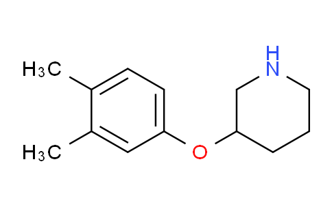 CAS No. 946725-92-4, 3-(3,4-Dimethylphenoxy)piperidine