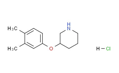 CAS No. 1220033-76-0, 3-(3,4-Dimethylphenoxy)piperidine hydrochloride