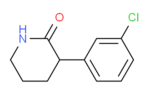 CAS No. 1267183-97-0, 3-(3-Chlorophenyl)piperidin-2-one