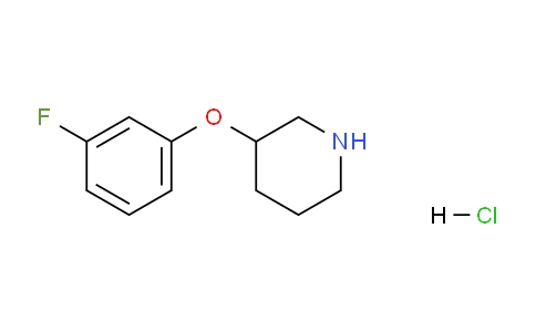 CAS No. 1184976-95-1, 3-(3-Fluorophenoxy)piperidine hydrochloride