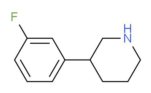 CAS No. 343856-71-3, 3-(3-Fluorophenyl)piperidine