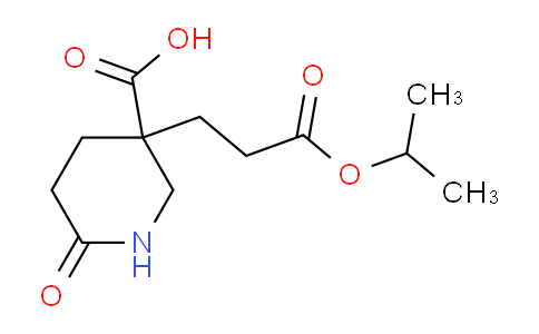 CAS No. 361374-30-3, 3-(3-Isopropoxy-3-oxopropyl)-6-oxopiperidine-3-carboxylic acid