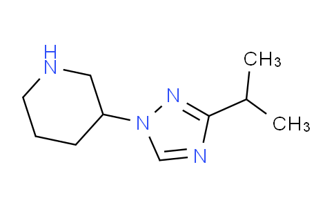 CAS No. 1546563-62-5, 3-(3-Isopropyl-1H-1,2,4-triazol-1-yl)piperidine
