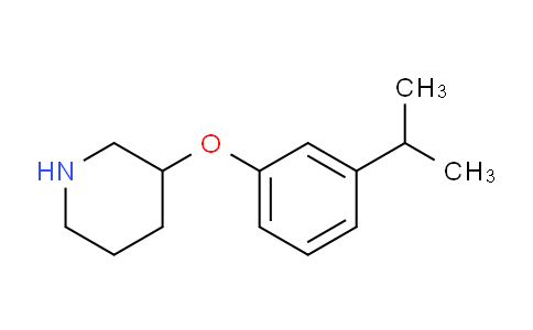 CAS No. 946714-41-6, 3-(3-Isopropylphenoxy)piperidine