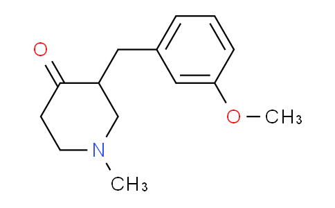 CAS No. 1511294-12-4, 3-(3-Methoxybenzyl)-1-methylpiperidin-4-one