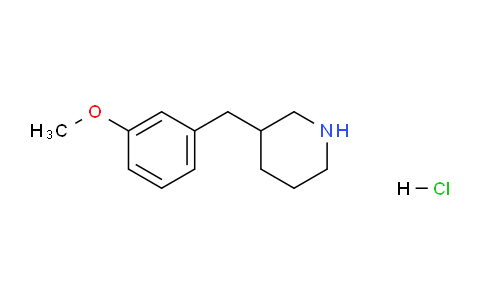 CAS No. 179480-58-1, 3-(3-Methoxybenzyl)piperidine Hydrochloride