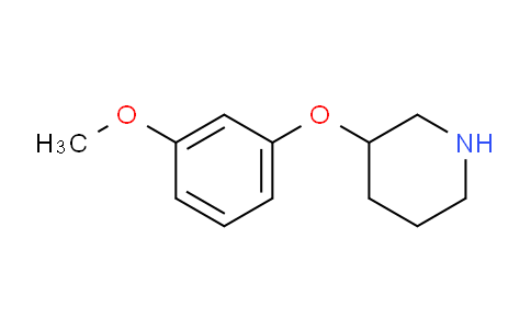 CAS No. 902837-25-6, 3-(3-Methoxyphenoxy)piperidine