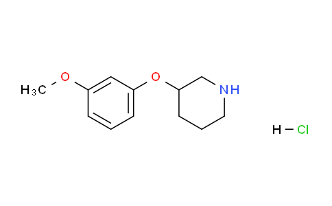 CAS No. 1315677-72-5, 3-(3-Methoxyphenoxy)piperidine hydrochloride