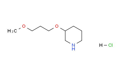 CAS No. 1219981-22-2, 3-(3-Methoxypropoxy)piperidine hydrochloride